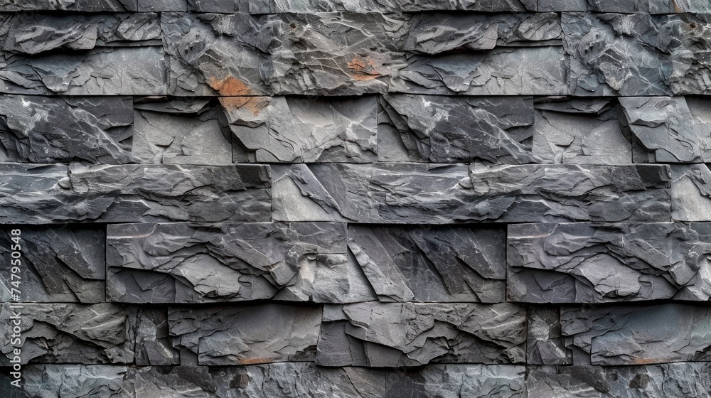 Poster detailed view of textured rock wall, suitable for background use