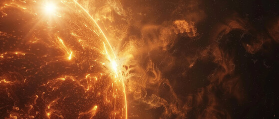 solar storm in universe  innovation