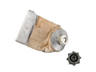 almost-empty tube of artist oil paint