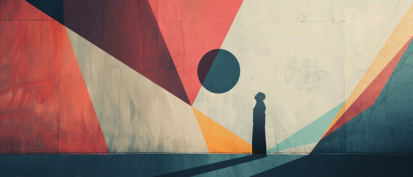 Consider a minimalist approach with clean lines and geometric shapes