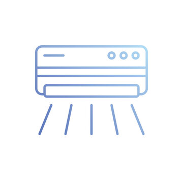 Climatisation icon vector stock illustration