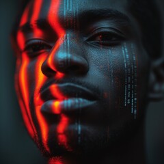 digital identification portrait of people