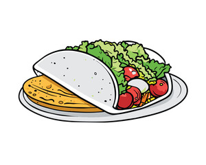 vector icon tacos