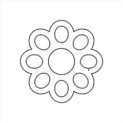 Flower icons vector collection, illustration logo template in trendy style. Suitable for many purposes. Spring symbol for your web site design, logo