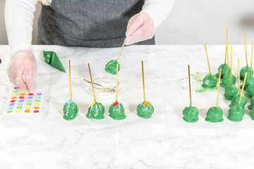 Delicious cactus cake pops for Cinco de Mayo celebration