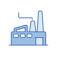 Industries icon vector stock illustration