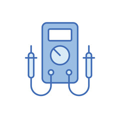 Voltmeter icon vector stock illustration