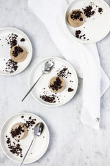 Coffee panna cotta