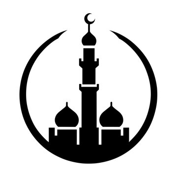 "The 'Mosque Minaret Icon' Is A Vector Symbol Depicting A Holy Minaret, Embodying The Spirit Of Ramadan And Eid In Islamic Culture."