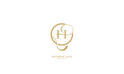 HQ, QH, H, Q, Abstract Letters Logo Monogram