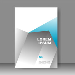 Business Book cover design modern technology style for Brochure template, Poster, magazine. Vector illustration