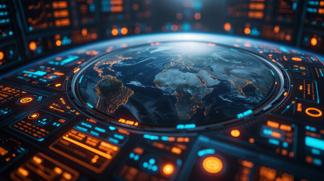 Visualization data technology theme, great design abstract digital technology background. Dynamic background. Graphic pattern. 3d trendy generative AI