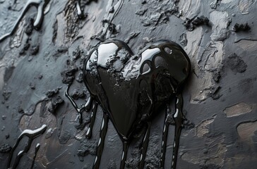 Oil spill symbolism