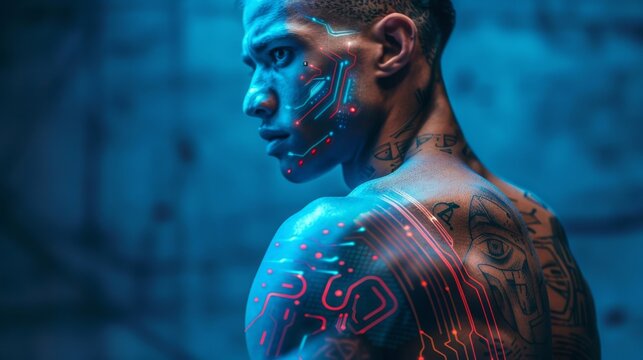 Biometric health monitoring tattoos.