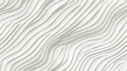 Obraz premium Elegant 3D Wave Wall Texture: Modern Interior Design Background
