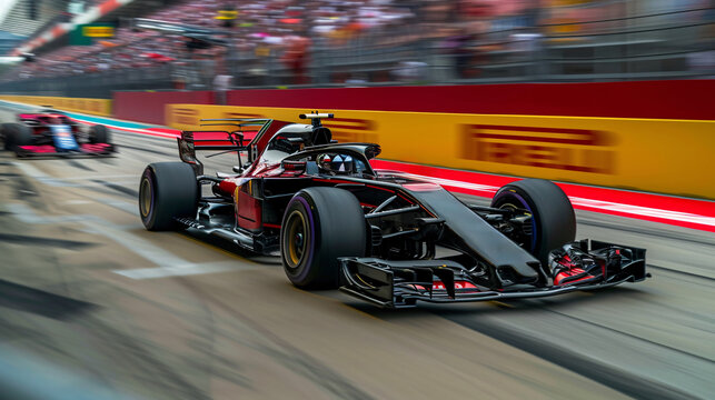 a race car on a track