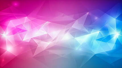 Obraz premium Colorful Geometric Triangles, Modern Abstract Background with Light and Diamond Shapes