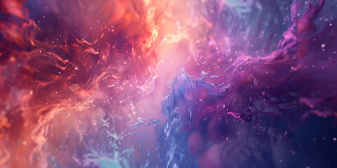 enchanted watercolor background featuring ethereal swirls of pastel hues, evoking a sense of magic and wonder.