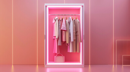 Smart mirror wardrobes with virtual outfit sugge