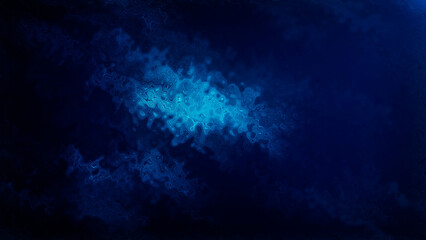 Abstract, shimmering rays of light surface of metal, liquid on dark animated glowing background....