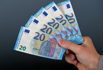 Banknoten Euro - obrazy, fototapety, plakaty