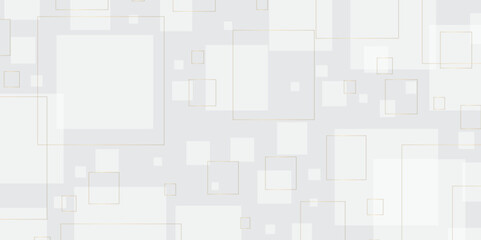 Obraz premium Abstract elegant background white and gray squares texture. Abstract white and grey geometric overlapping square pattern abstract futuristic background design. data concept. vector illustration.