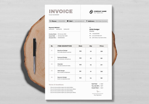 Business Invoice Template