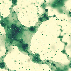 green neuronal network as a seamless Tile pattern, ai generated