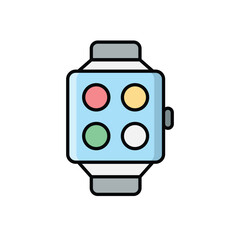 Smart Watch icon vector stock illustration