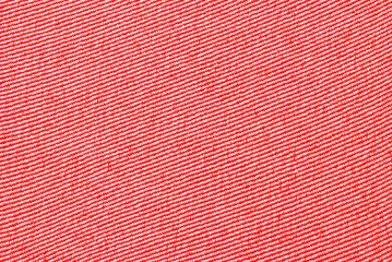 Red soft pique cotton fabric texture as background
