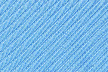 Light blue soft ribbed jersey fabric texture as background