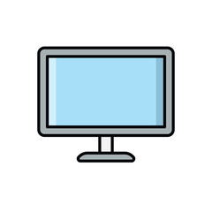 Monitor icon vector stock illustration