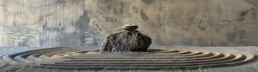 Balance and Harmony A Zen Stone Arrangement