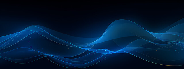 abstract elegant blue wave background