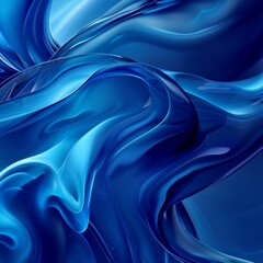 Obraz premium Bold and modern design with sapphire blue hue in glassmorphism background