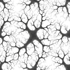 Obraz premium white neuronal network as a seamless Tile pattern, ai generated