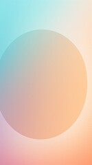 Gentle and modern design with a radial pastel gradient background