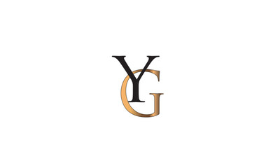 GY, YG , G , Y, Abstract Letters Logo Monogram