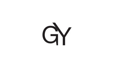 GY, YG , G , Y, Abstract Letters Logo Monogram