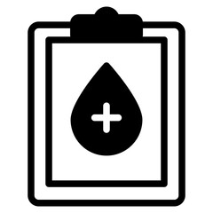 blood donation form icon