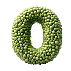 Obraz premium Isolated 3D Number on a Clear PNG Canvas Generative AI