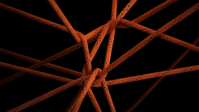 A knot of rope 