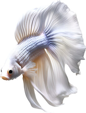 Siam betta fish, Watercolor painting of Siam betta fish.