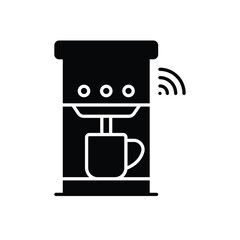 Coffee Mixer icon vector stock illustration