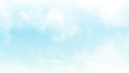 The vast blue sky and clouds sky. Gloomy vivid cyan landscape in environment day horizon skyline view