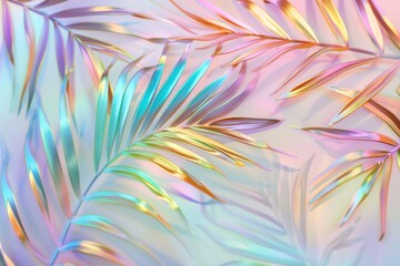This image captures the essence of summer vibes through a nature abstract, featuring a soft color palette that can complement a serene setting..