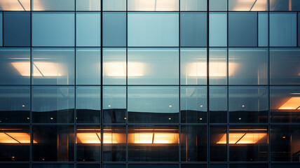 Elegant and simple abstract glass architecture