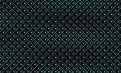 Black gradient vector seamless pattern. Modern stylish texture. Repeating geometric background with trapezoid. Trendy hipster sacred geometry. Background for skinali pattern in classic style. EPS