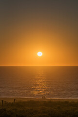 sunset on hossegor beach 1