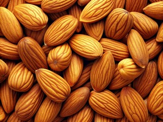 almonds close up background